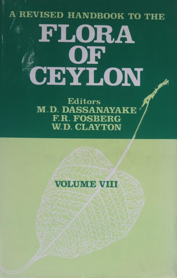 HB28 - A Revised Handbook to the Flora of Ceylon Vol - VIII